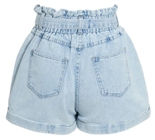 Load image into Gallery viewer, Shelikes Ladies Denim Summer Denim Shorts - Light Blue