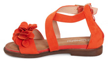 Load image into Gallery viewer, Ladies Open Summer Flower Comfortable Toe Shoes - Orange