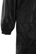 Load image into Gallery viewer, Mens Waterproof Hooded Mac Trench Long Coat - Black Long Coat