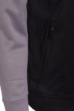 Load image into Gallery viewer, Unisex Block Contrast Panel Full Zip Hoodie Tracksuit - Black/Navy/Grey