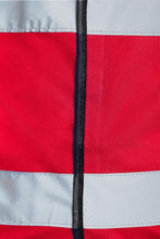 Load image into Gallery viewer, Hi Vis High Visibility Waistcoat Vest 2 Band - Red