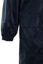 Load image into Gallery viewer, Mens Waterproof Hooded Mac Trench Long Coat - Navy Long Coat