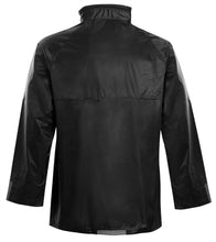 Load image into Gallery viewer, Mens Waterproof Hooded Mac Trench Short Jacket - Black Short Jacket