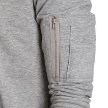 Load image into Gallery viewer, Kraftd Mens Classic Plain Hooded Sweatshirt - Light Grey