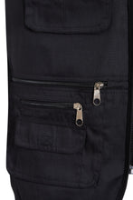 Load image into Gallery viewer, Shelikes Mens Multi Pocket Outdoor Fishing Camping Jacket - Black