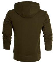 Load image into Gallery viewer, Kraftd Mens Classic Plain Hooded Sweatshirt - Khaki
