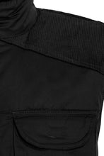 Load image into Gallery viewer, Mens Gilet Safari Multi Pocket Waistcoat - Black (New Style)