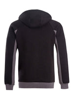 Load image into Gallery viewer, Mens Casual Contrast Slim Fit Exercise Gym Jogging Tracksuite - Black
