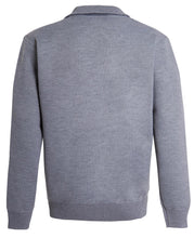 Load image into Gallery viewer, Shelikes Mens Diamond Pattern Fur Line Zip Up Cardigan - Grey