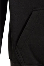 Load image into Gallery viewer, Mens Zip Up Fleece Hooded Hi Viz Visibility Sweatshirt - Black