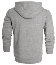 Load image into Gallery viewer, Kraftd Mens Classic Plain Hooded Sweatshirt - Light Grey
