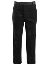 Load image into Gallery viewer, Mens Casual Cord Corduroy Cotton Formal Trousers Pants - Black