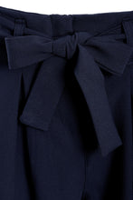 Load image into Gallery viewer, Ladies Mini Zip Pleated Casual Summer Shorts - Navy