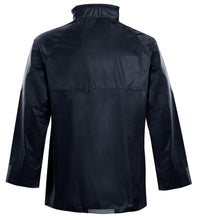 Load image into Gallery viewer, Mens Waterproof Hooded Mac Trench Short Jacket - Navy Short Jacket