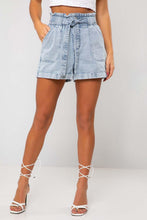 Load image into Gallery viewer, Shelikes Ladies Denim Summer Denim Shorts - Light Blue