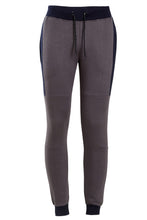 Load image into Gallery viewer, Mens Casual Contrast Slim Fit Exercise Gym Jogging Tracksuite - Charcoal