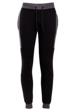 Load image into Gallery viewer, Mens Casual Contrast Slim Fit Exercise Gym Jogging Tracksuite - Black