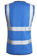 Load image into Gallery viewer, Hi Vis High Visibility Waistcoat Vest 2 Band - Blue