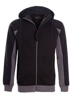 Load image into Gallery viewer, Mens Casual Contrast Slim Fit Exercise Gym Jogging Tracksuite - Black