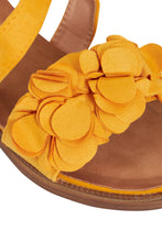 Load image into Gallery viewer, Ladies Open Summer Flower Comfortable Toe Shoes - Yellow