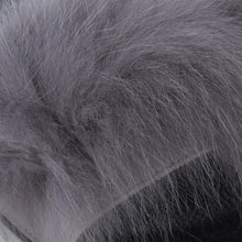 Load image into Gallery viewer, Womens Fur Summer Fluffy Sliders Flip Flops - Grey