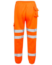 Load image into Gallery viewer, Mens Hi Vis Viz Combat Trousers Workwear Jogging Bottoms - Orange