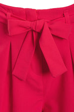 Load image into Gallery viewer, Ladies Mini Zip Pleated Casual Summer Shorts - Fuschia
