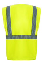 Load image into Gallery viewer, Hi Vis Waistcoat With Phone ID Pocket Key Holder Vest - Yellow