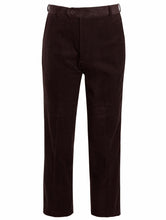 Load image into Gallery viewer, Mens Casual Cord Corduroy Cotton Formal Trousers Pants - Brown
