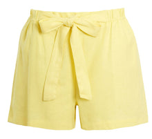 Load image into Gallery viewer, Womens High Waisted Summer Beach Casual Shorts - Lemon