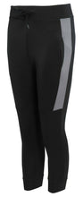 Load image into Gallery viewer, Mens Tracksuit Zip Up Hoodie Slim Fit Pants Set - Black Panel