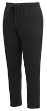 Load image into Gallery viewer, Mens Zip Pockets Open Hem Sweat Pants - Black