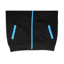 Load image into Gallery viewer, HNL Kids Hoodie Jogging Sports Tracksuit Set - Black/Turq