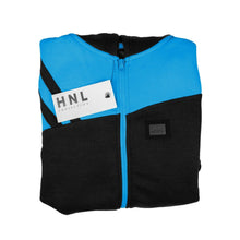 Load image into Gallery viewer, HNL Kids Hoodie Jogging Sports Tracksuit Set - Black/Turq