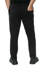 Load image into Gallery viewer, Mens Zip Pockets Open Hem Sweat Pants - Black