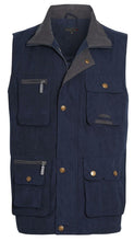 Load image into Gallery viewer, Mens Safari Hiking Fishing Walk Sleeveless Waistcoat Jacket - Lincon/Navy