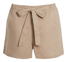 Load image into Gallery viewer, Womens High Waisted Summer Beach Casual Shorts - Stone