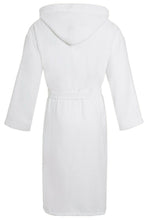 Load image into Gallery viewer, Unisex Luxury Egyptian Cotton Terry Towelling Gown - White ( Hooded Bath Robe )