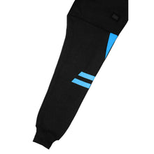 Load image into Gallery viewer, HNL Kids Hoodie Jogging Sports Tracksuit Set - Black/Turq