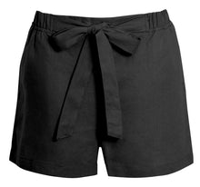 Load image into Gallery viewer, Womens High Waisted Summer Beach Casual Shorts - Black