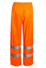 Load image into Gallery viewer, Hi Viz Mens Waterproof Rainsuit Trousers Jacket High Visibility - Hi-Visibility Orange