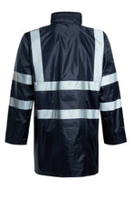 Load image into Gallery viewer, Hi Viz Mens Waterproof Rainsuit Trousers Jacket High Visibility - Hi-Visibility Navy