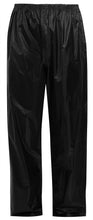 Load image into Gallery viewer, Mens Waterproof Hooded Mac Trench Trouser - Black Trouser