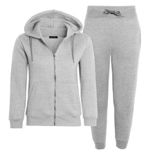 Load image into Gallery viewer, New Kids Fleece Hoodie Top & Bottoms Joggers Tracksuit Set - Grey