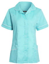 Load image into Gallery viewer, Shelikes Womens Healthcare Zip Collared Nurse Uniform - Mint