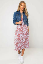 Load image into Gallery viewer, Shelikes Ladies Denim Crop Style Jacket - Mid Blue