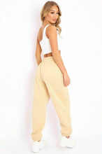 Load image into Gallery viewer, Womens Cuffed Lounge Wear Sweatpants - Stone