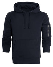 Load image into Gallery viewer, Kraftd Mens Classic Plain Hooded Sweatshirt - Dark Navy