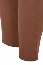 Load image into Gallery viewer, Mens Zip Pockets Open Hem Sweat Pants - Light Brown