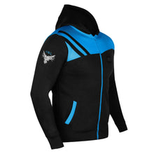 Load image into Gallery viewer, HNL Kids Hoodie Jogging Sports Tracksuit Set - Black/Turq